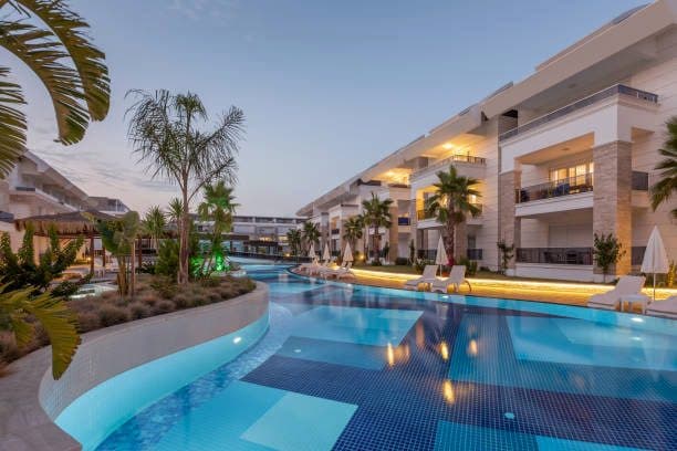 Premium villa exterior used as a marketing visual